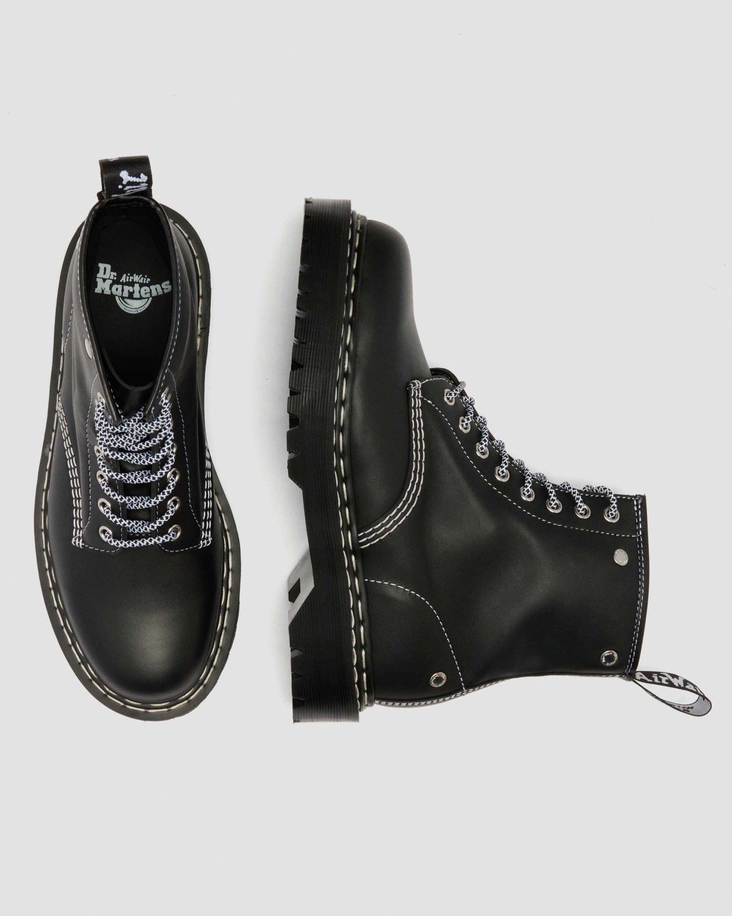 1460 BEX ホワイトダブルステッチ 8 ホール ブーツ image number 8