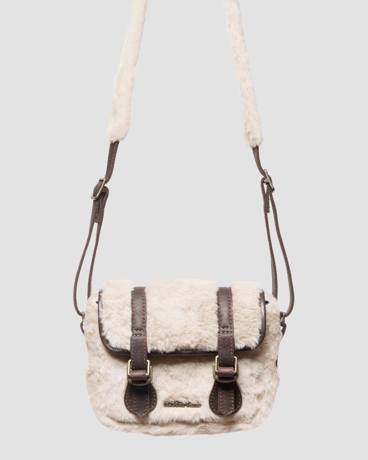 7インチ サッチェル バッグ(DARK BROWN+NATURAL, FREE) image number 3