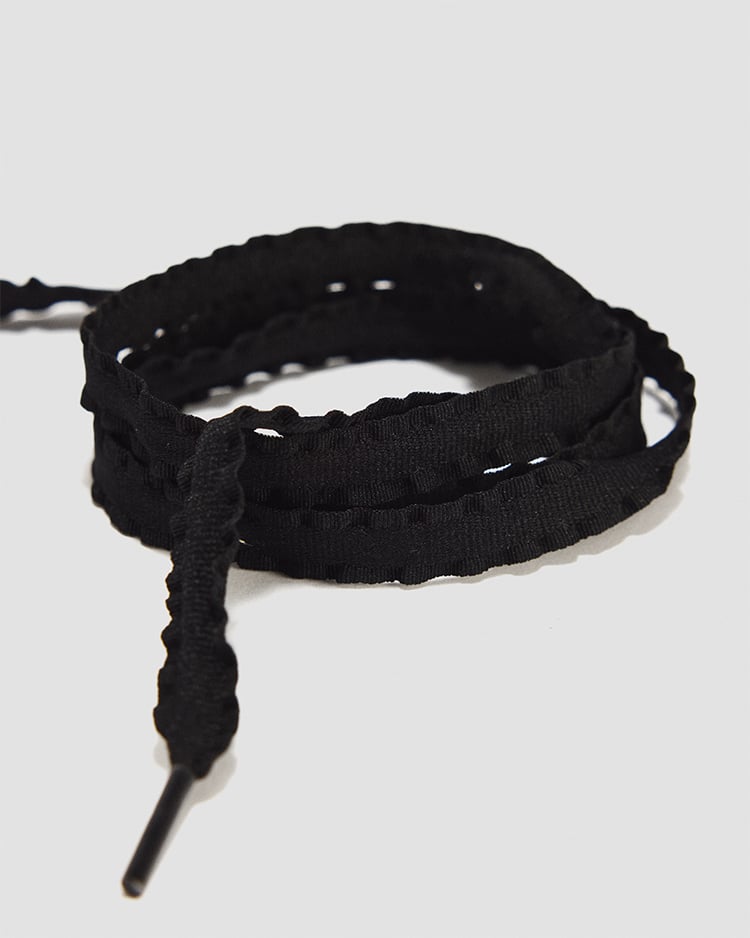140CM フリル リボン レース(BLACK, FREE) image number 2