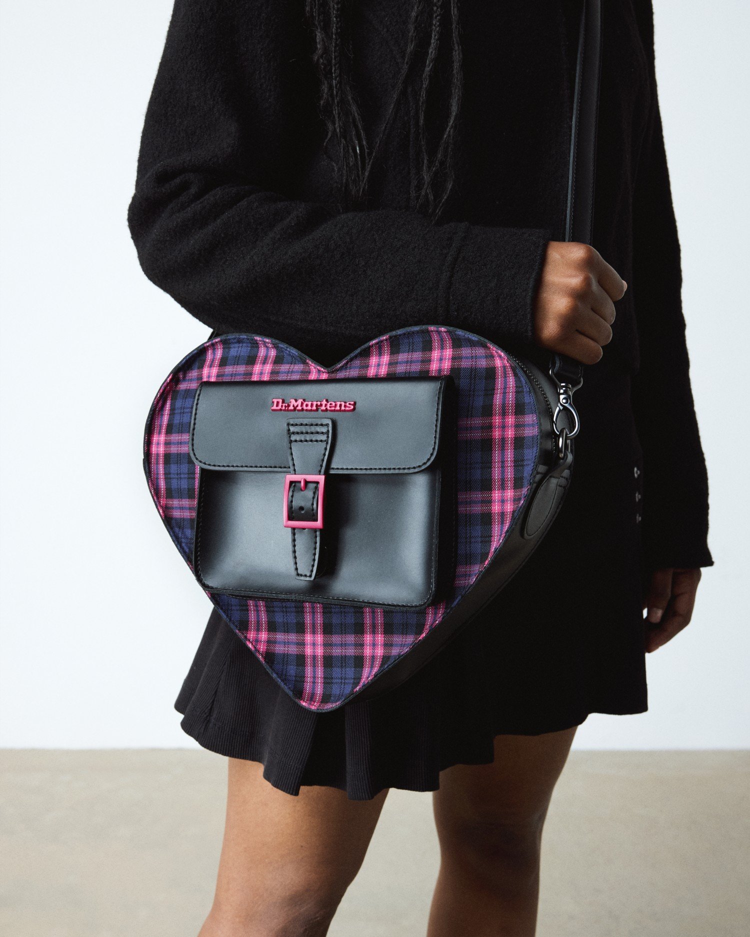 ハート バックパック(BLACK+PINK MULTI, FREE) image number 1
