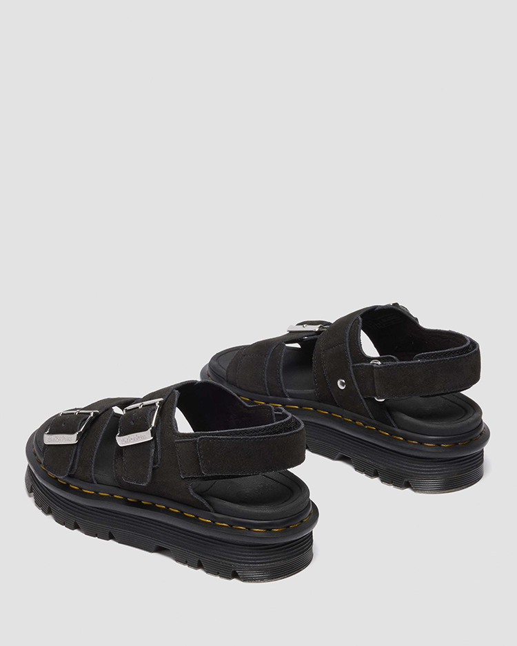 カジュアルデザイン【Dr.Martens】Zebzag スエードサンダル Dr Martens◇ZEBZAG スエード スリンブバック シューズ ミュール