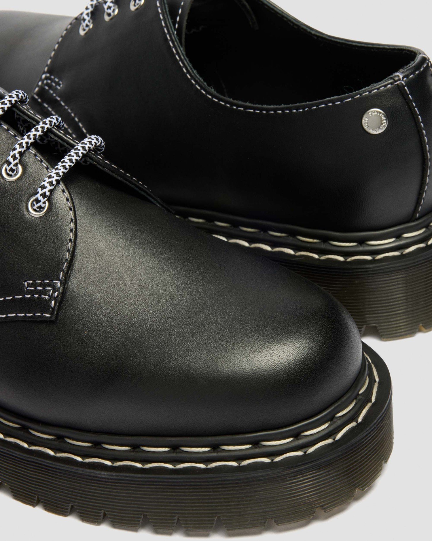 1461 BEX ホワイトダブルステッチ 3 ホール シューズ image number 6