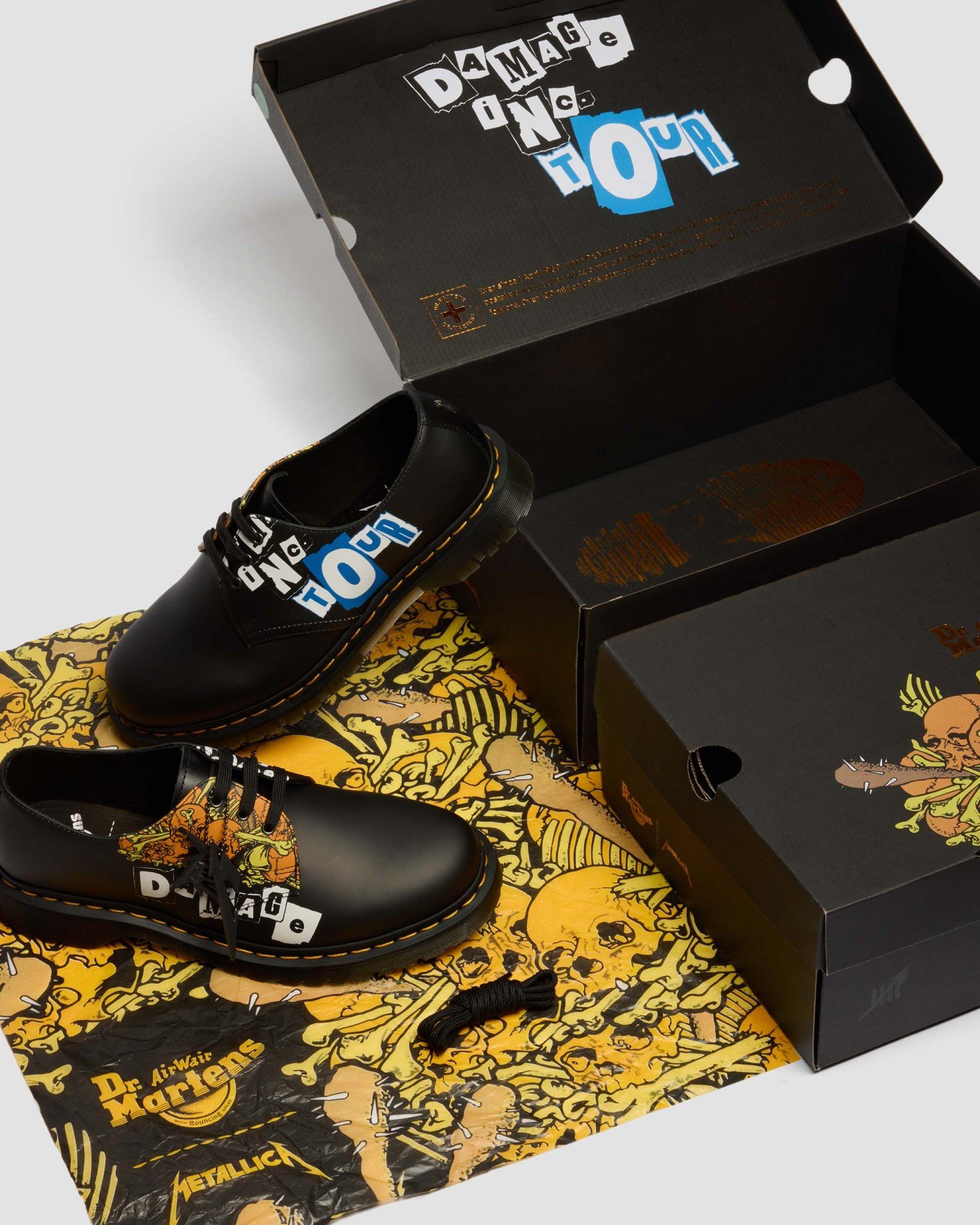 1461 METALLICA DAMAGE TOUR 3 ホール シューズ image number 9