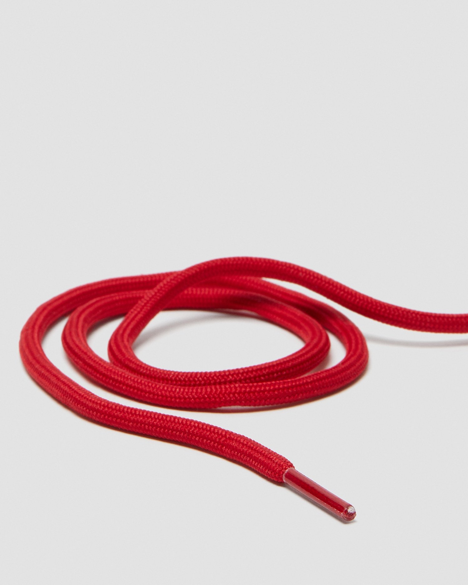 65cm レッド ラウンド シューレース(RED, FREE) image number 1