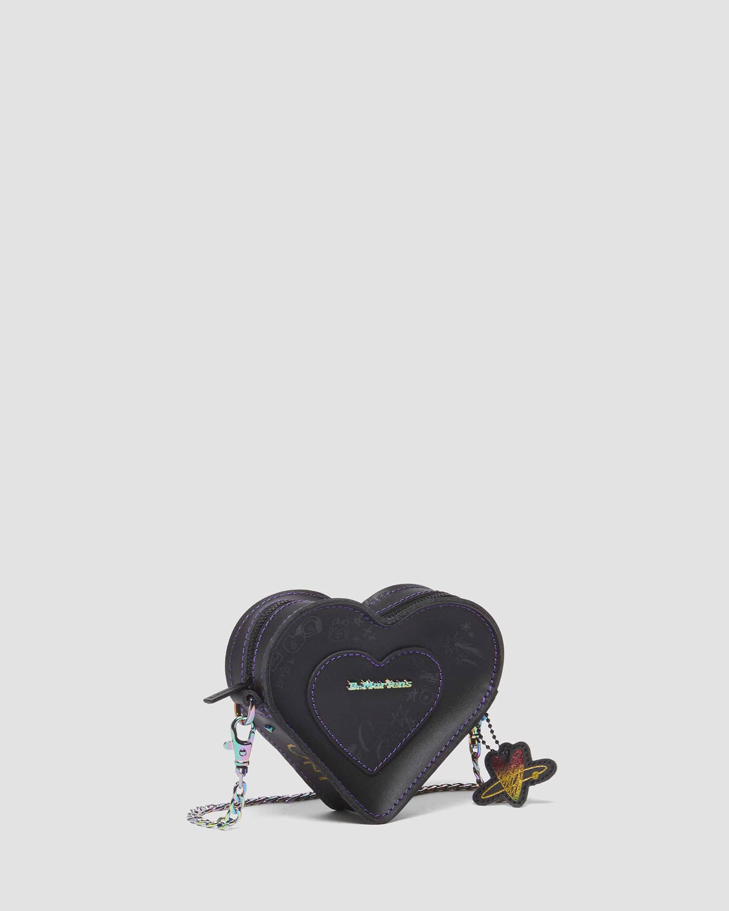 BT21 マイクロ ハート バッグ(BLACK, FREE) image number 4