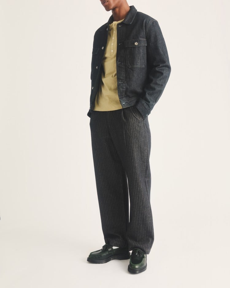 ADRIAN CROC タッセル ローファー image number 1