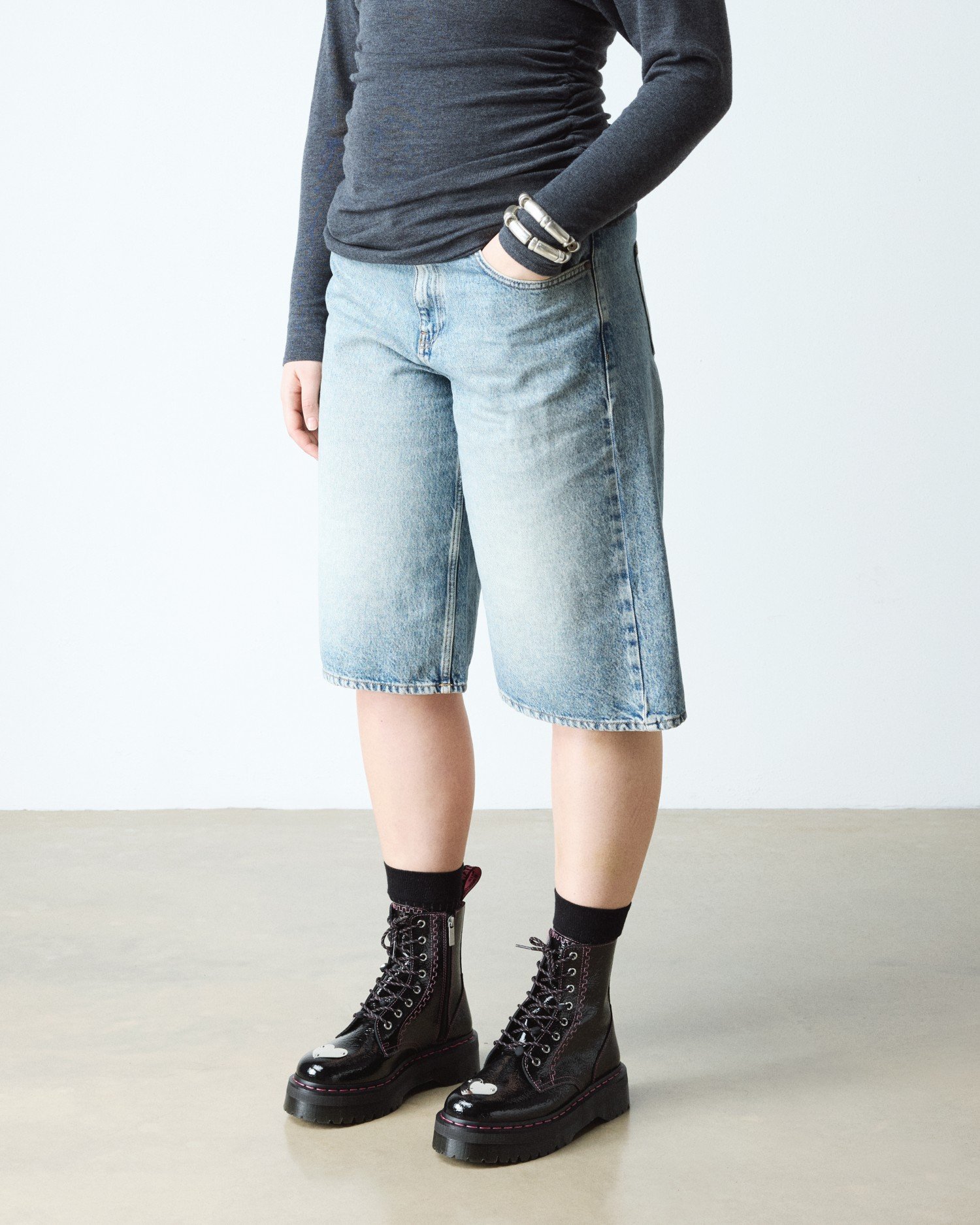 JADON トウプレート 8 ホール ブーツ image number 1