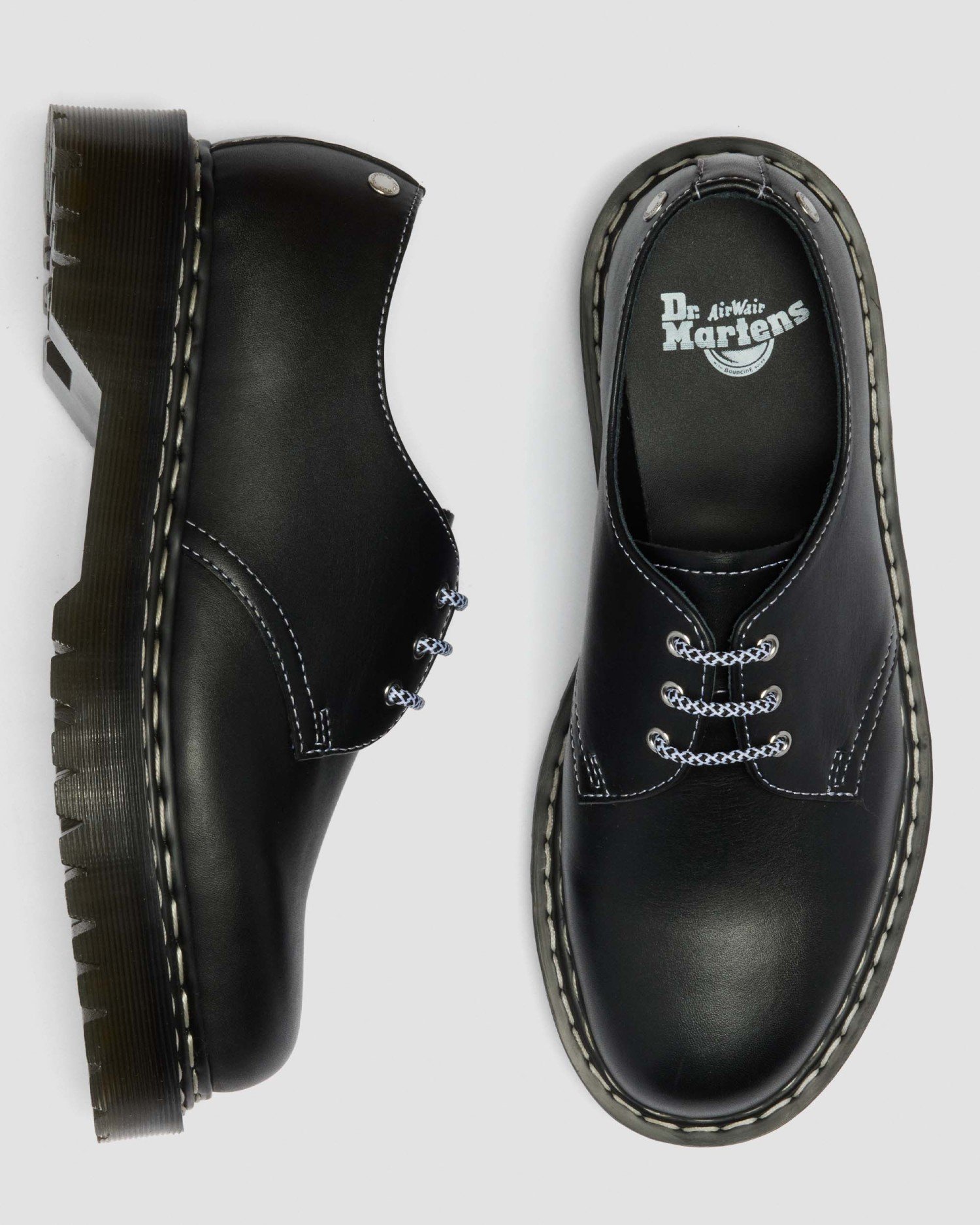 1461 BEX ホワイトダブルステッチ 3 ホール シューズ image number 8