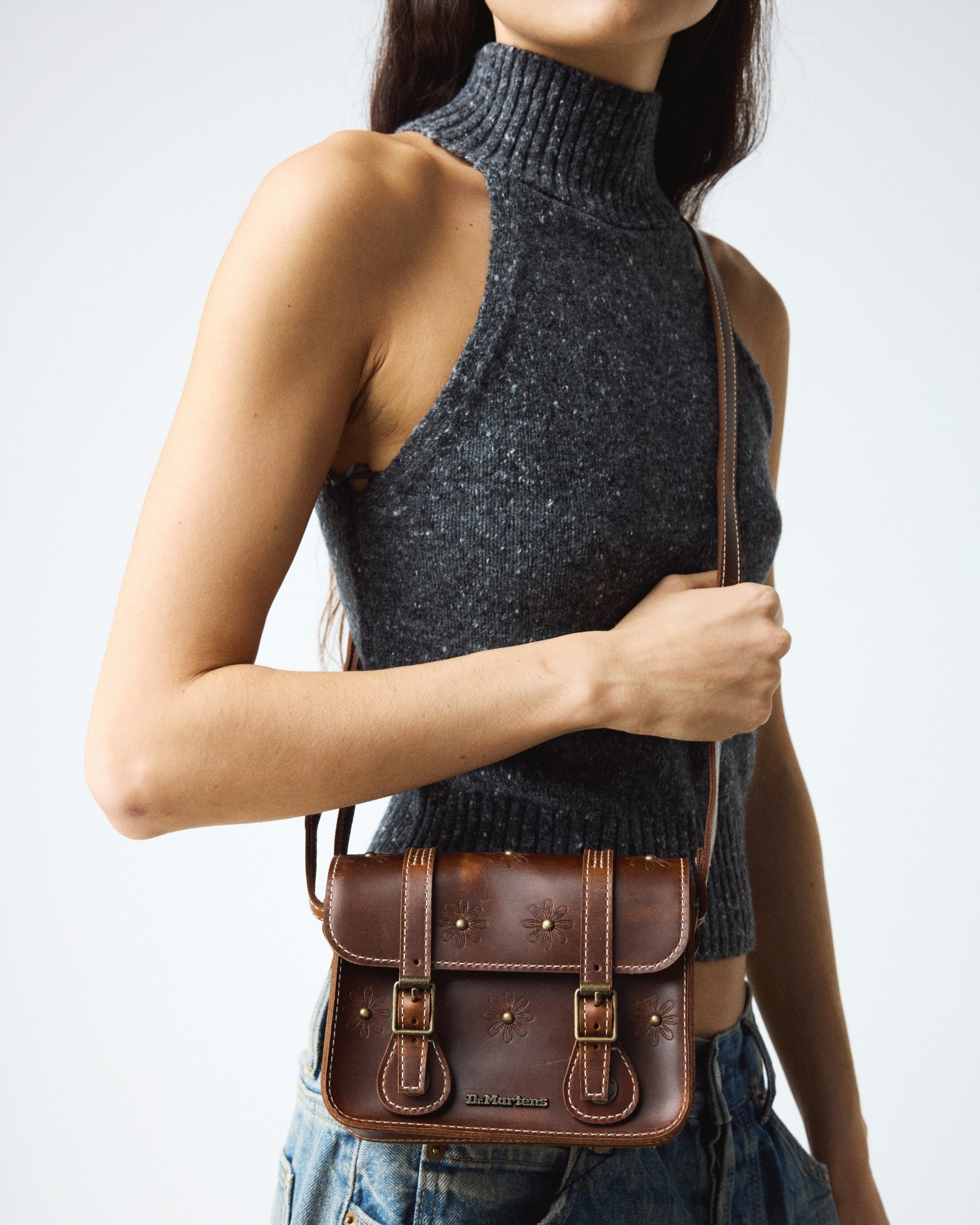 7インチ サッチェル バッグ(AMBER TAN, FREE) image number 1