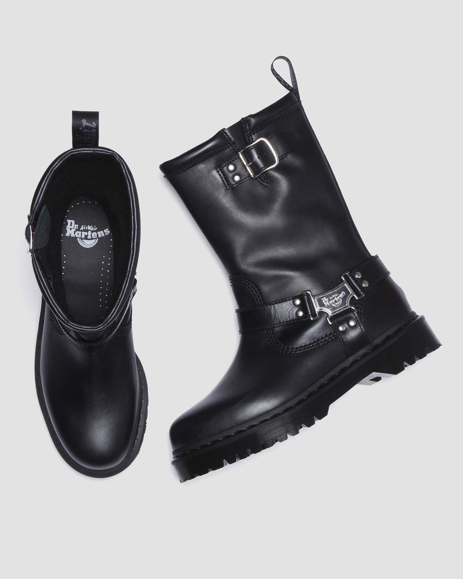 ［onek様用］Dr. Martens ブラック　Anistoneバイカーブーツ ANISTONE HI リガー ブーツ