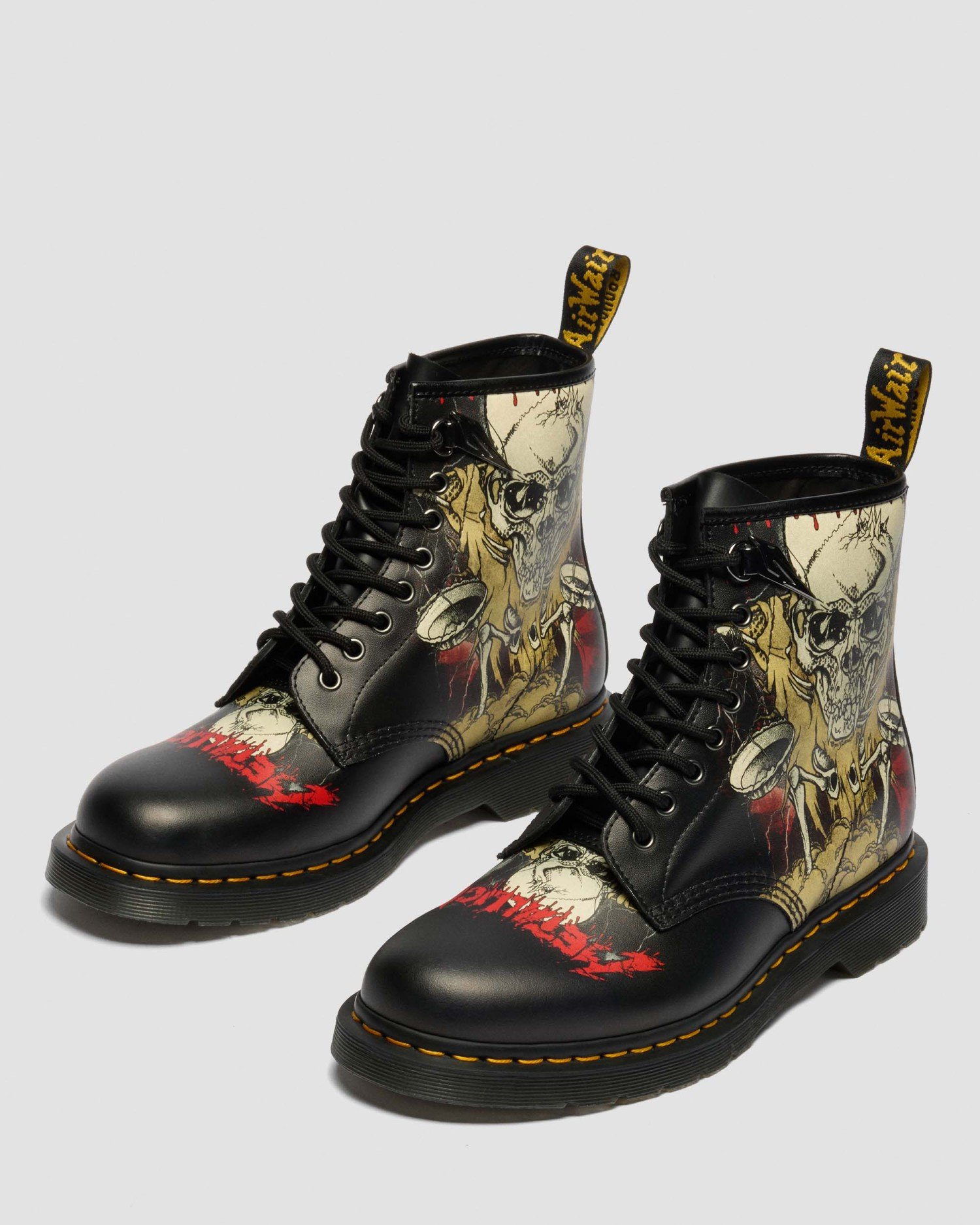 1460 METALLICA SKULL LIGHTENING 8 ホール ブーツ image number 2