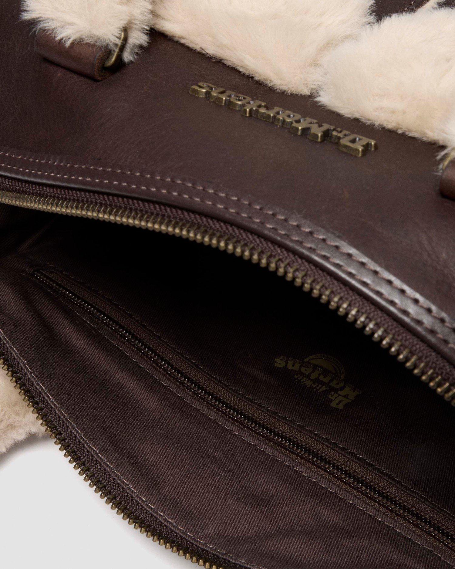 トップ ハンドル バッグ(DARK BROWN+NATURAL, FREE) image number 7